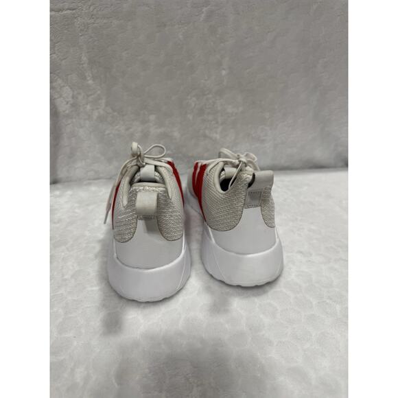 Adidas Questar Shoes Mens 10.5 Cloudfoam White/Red Mesh Sneakers Running FV9067 - Picture 13 of 16